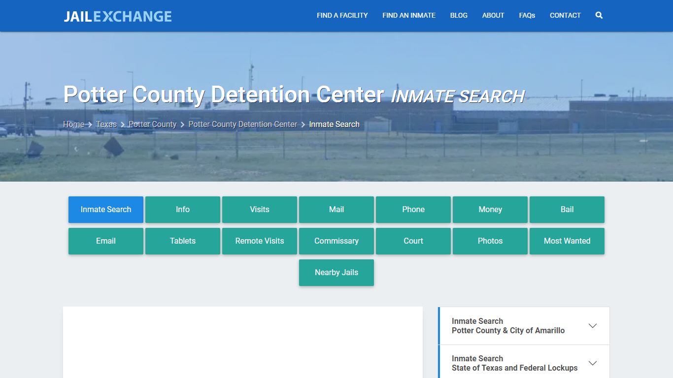 Potter County Detention Center Inmate Search - Jail Exchange